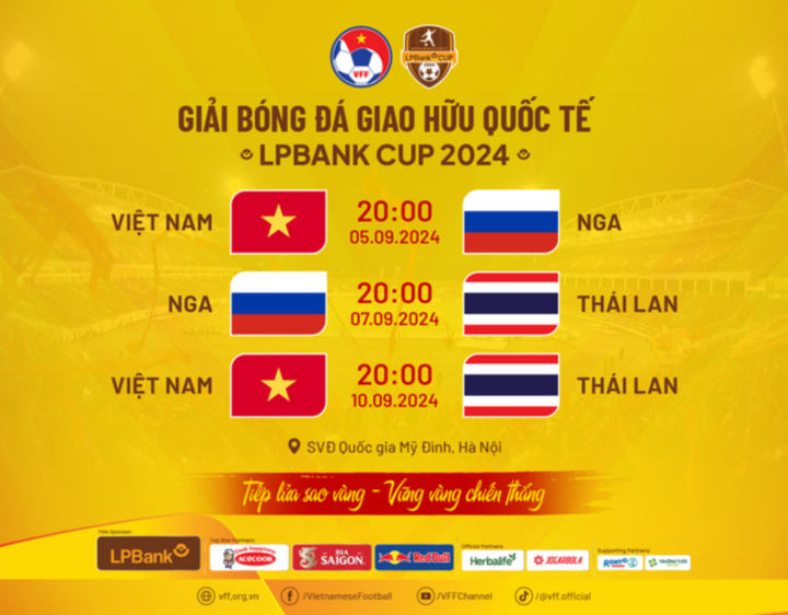 Lịch thi đấu giải LPBank Cup 2024.