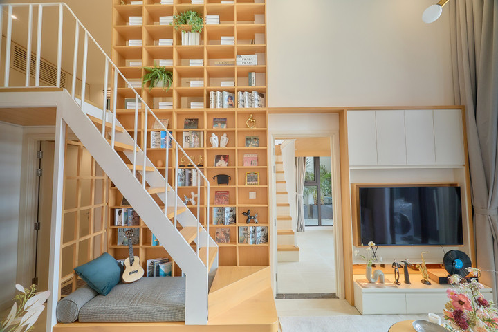 Thiết kế thông minh giúp gia chủ tối ưu diện tích căn hộ. (Ảnh căn hộ mẫu)