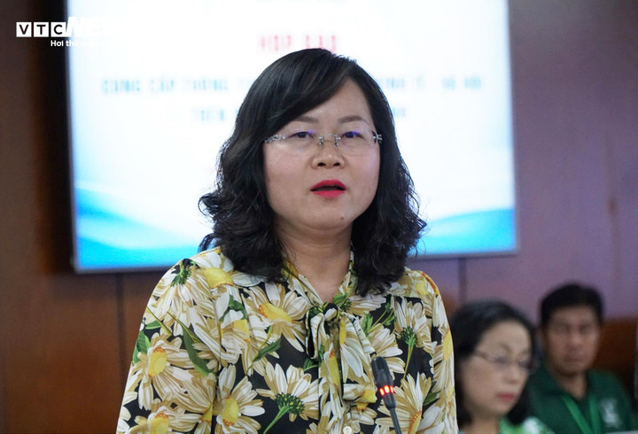 Bà Võ Thị Chính, Phó Chủ tịch UBDN Quận 12, TP.HCM. (Ảnh: Hoàng Thọ)