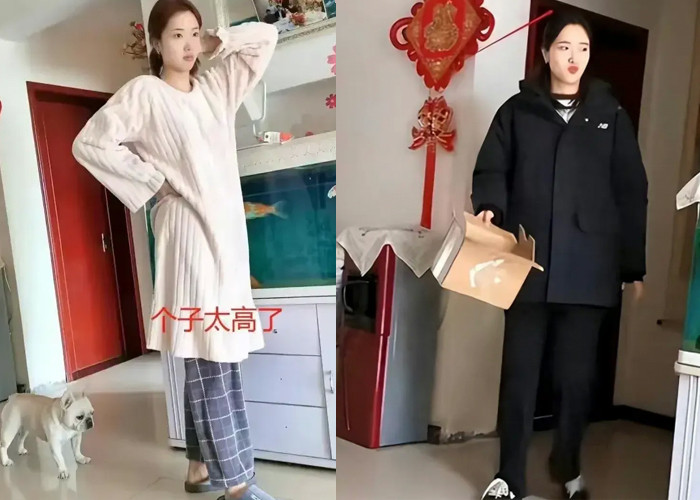 Chiều cao của Lý Mộng Dao khiến đồ vật trong nhà trở thành tí hon. (Ảnh: 163)