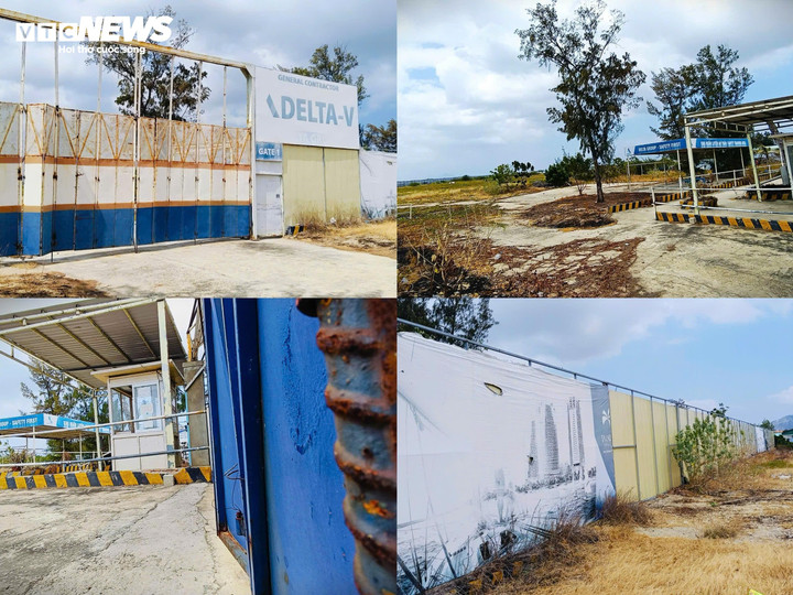 Tuy nhiên, sau gần 3 năm khởi công, dự án vẫn dậm chân tại chỗ, im lìm với hàng rào bao bọc xung quanh.