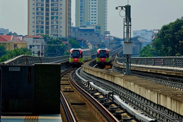 Hà Nội dừng hoạt động 2 tuyến đường sắt trên cao do bão Yagi.