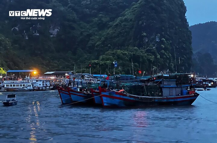 Tàu thuyền đã ở nơi tránh trú an toàn.