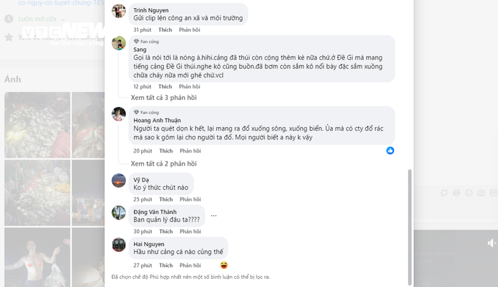 Những ý kiến phẫn nộ về hành động thiếu ý thức của người đàn ông trên mạng xã hội.