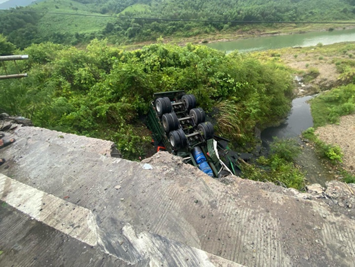 Hiện trường vụ tai nạn. (Ảnh: MXH)