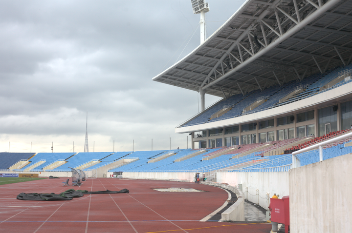 Sân Mỹ Đình chiều 10/9.