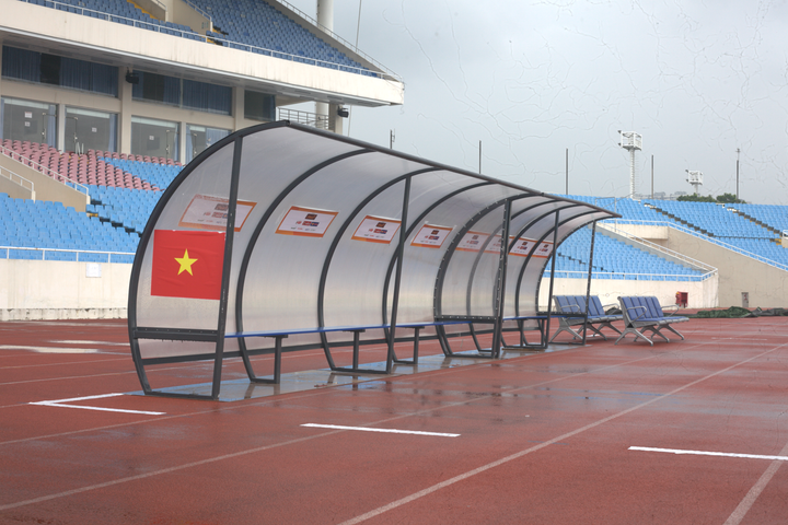 Khu vực kỹ thuật của đội tuyển Việt Nam.