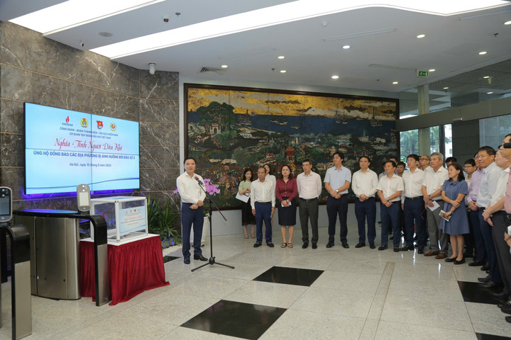 Petrovietnam ủng hộ đồng bào các địa phương bị ảnh hưởng bởi bão số 3 - 2