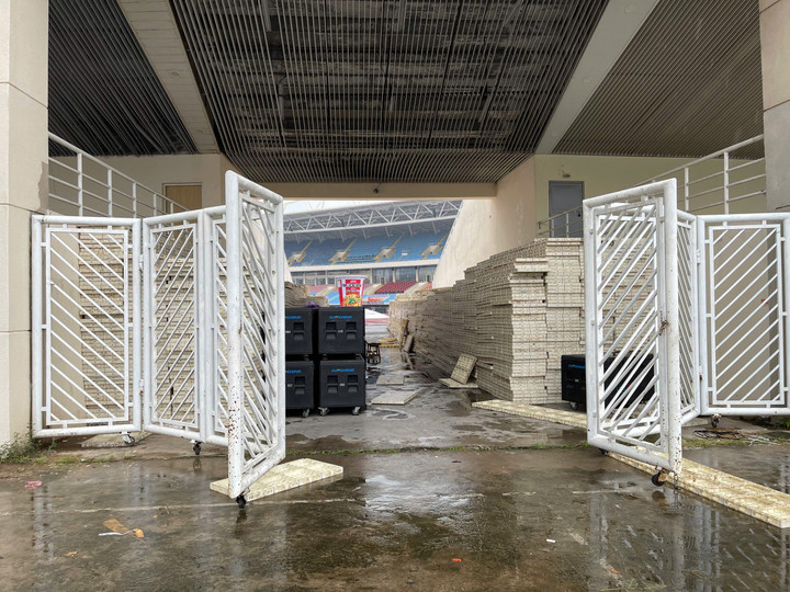 Lối vào của ban tổ chức trận Việt Nam gặp Thái Lan.