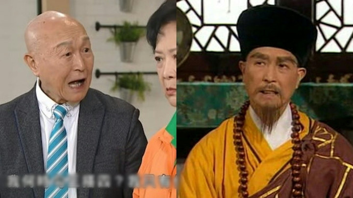 Hình ảnh Lý Hải Sinh trong phim “Mái ấm gia đình 4” (trái) và phim “Thiên long bát bộ” bản 1997.