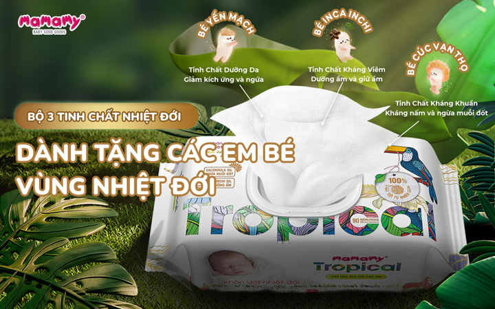 Tiên phong trong việc kết hợp bộ ba tinh chất quý giá vùng nhiệt đới.