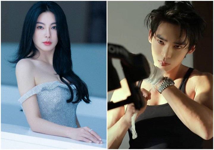 Trương Vũ Kỳ (trái) ám chỉ Vu Thích ngoại tình sau lưng cô.