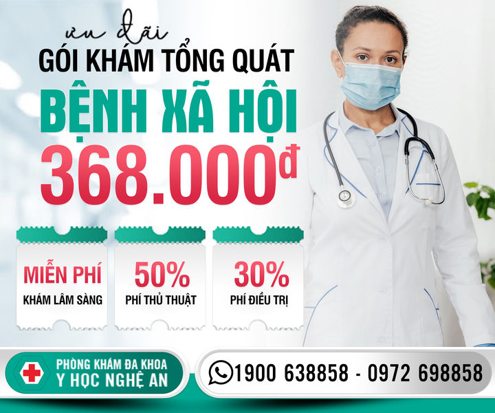Gói khám bệnh xã hội ưu đãi.