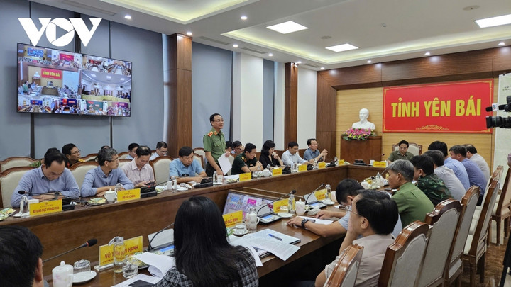 Cuộc họp tại trụ sở UBND tỉnh Yên Bái.