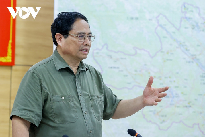 Thủ tướng phát biểu tại buổi làm việc.