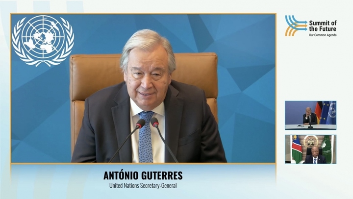 Tổng thư ký Antonio Guterres phát biểu tại sự kiện.
