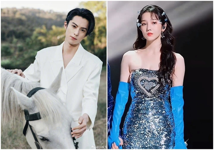 Vương Hạc Đệ (trái) và Trần Tiểu Vân đồng loạt lên tiếng về tin đồn hẹn hò.