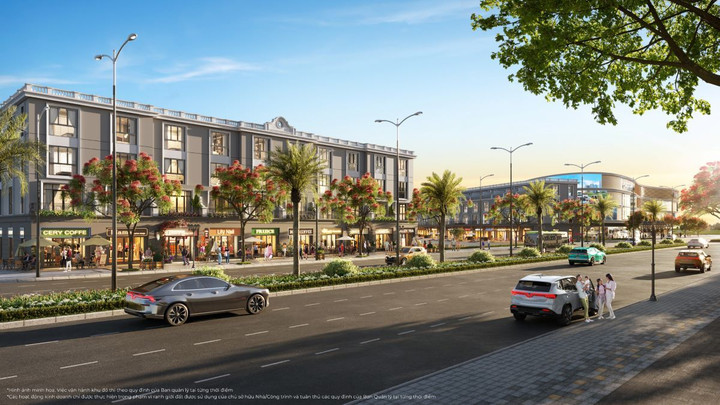 TTTM Vincom toạ lạc ngay trong nội khu Đảo Vua giúp cư dân thuận tiện mua sắm, giải trí.