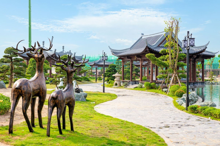 Phân khu Đảo Vua dự kiến hoàn thiện xây dựng tháng 10/2024.