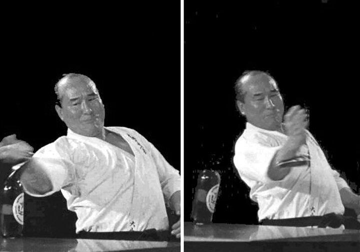 Masutatsu Oyama: Người sáng lập ra Kyokushin Karate. Masutatsu Oyama nổi tiếng với thành tích dùng tay không hạ gục bò mộng và chặt đứt sừng của nó, hay dùng tay không chặt bay cổ chai rượu.