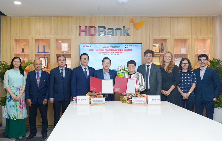 HDBank - Proparco ký hợp tác.