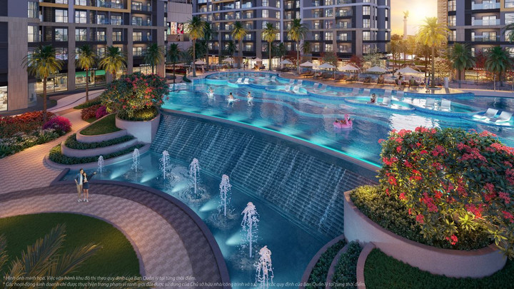 Hệ tiện ích mang phong cách resort hạng sang tại The Opus One.