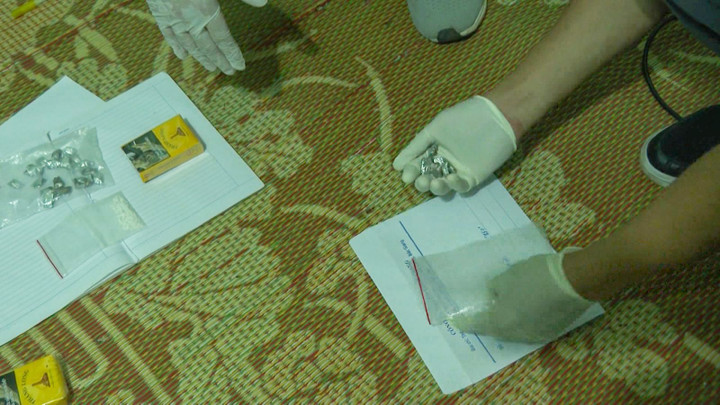 Ma túy được lực lượng chức năng thu giữ tại chỗ.