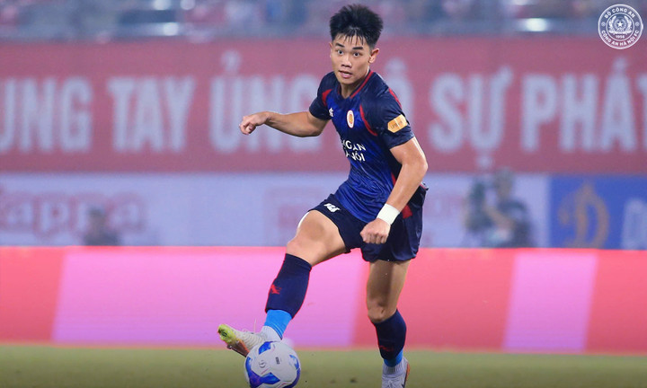 CLB Công an Hà Nội hòa Hải Phòng ở vòng 1. (Ảnh: CAHN FC)