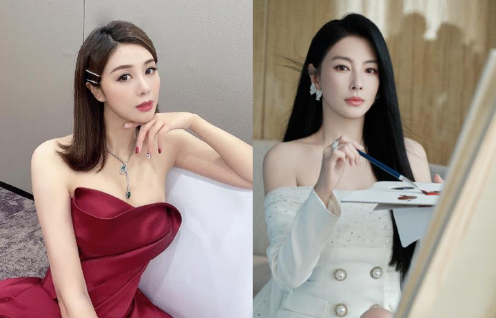 Trương Vũ Kỳ (bên phải) và Cao Hiểu Thiên (bên trái).