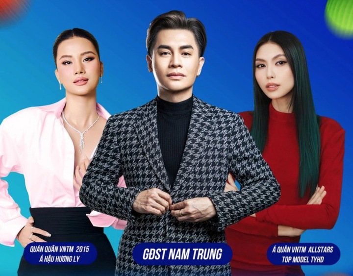 Bộ ba giám khảo của cuộc thi Top Model Online cùng chủ đề “Bùng nổ chất riêng”.