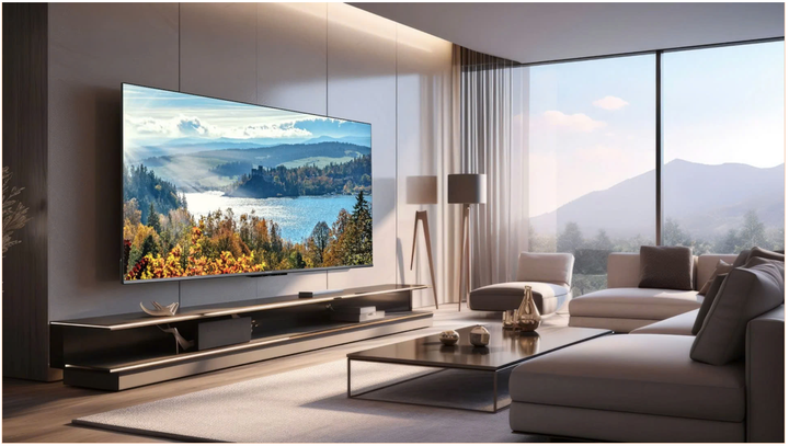 Màn hình chống lóa với thiết kế sang trọng, hiện đại.