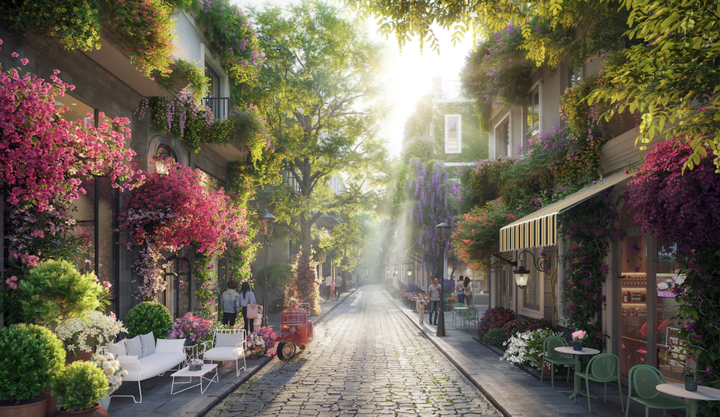 Cây xanh - yếu tố làm nên phong cách kiến trúc của Ecopark.