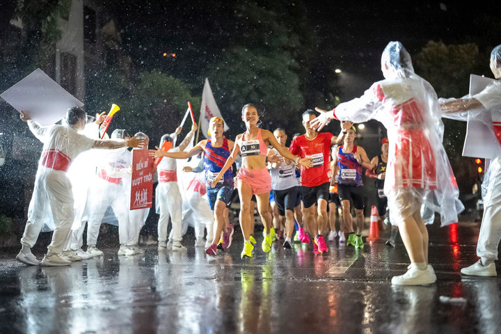 Tinh thần mạnh mẽ của các VĐV.