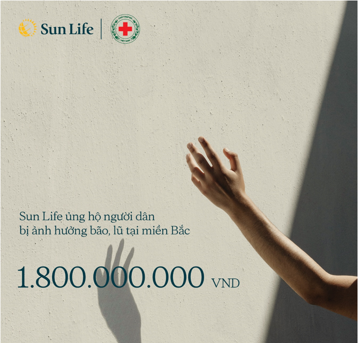 Sun Life Việt Nam đóng góp 1,8 tỷ đồng hỗ trợ người dân miền Bắc - 1