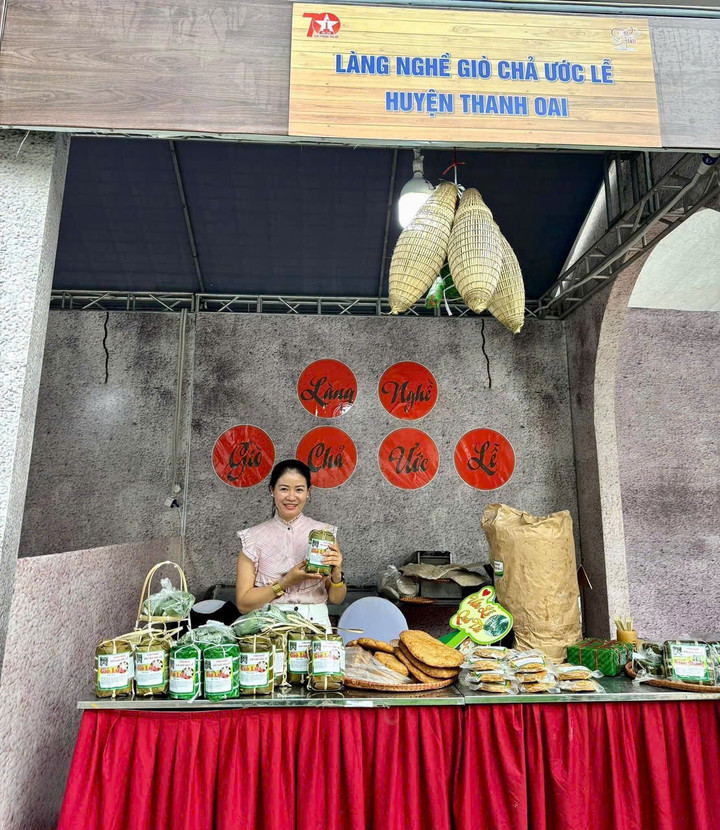 Làng nghề giò chả truyền thống Ước Lễ (Thanh Oai, Hà Nội) với các sản phẩm được người tiêu dùng ưa chuộng.