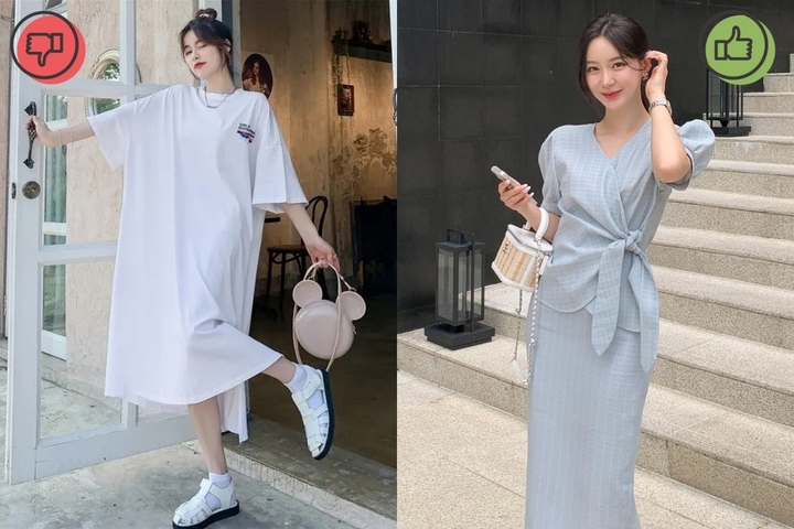 Trang phục quá rộng sẽ khiến bạn trông luộm thuộm và kém thon gọn.