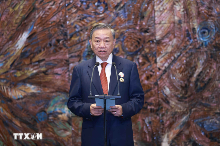 Tổng Bí thư, Chủ tịch nước Tô Lâm phát biểu. (Ảnh: TTXVN)
