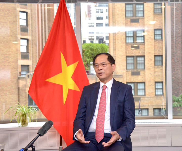 Phó Thủ tướng, Bộ trưởng Ngoại giao Bùi Thanh Sơn.