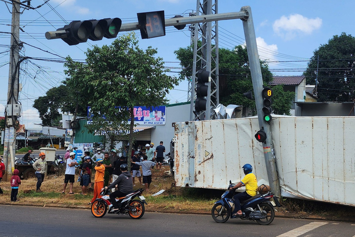 Khu vực xảy nơi ra vụ tai nạn. (Ảnh: Báo Giao thông)