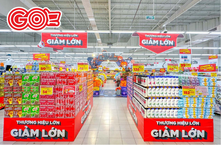 Các sản phẩm được trưng bày ở Chuỗi siêu thị GO! & Big C Việt Nam. (Ảnh: GO! & Big C Việt Nam)