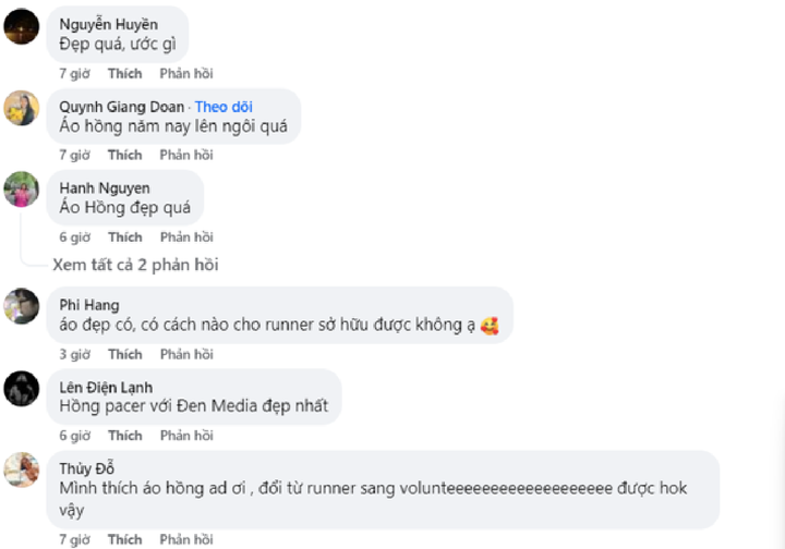 Fanpage VPBank International Marathon “rúng động” bởi các lời khen khi tung hình ảnh toàn bộ áo của năm nay.