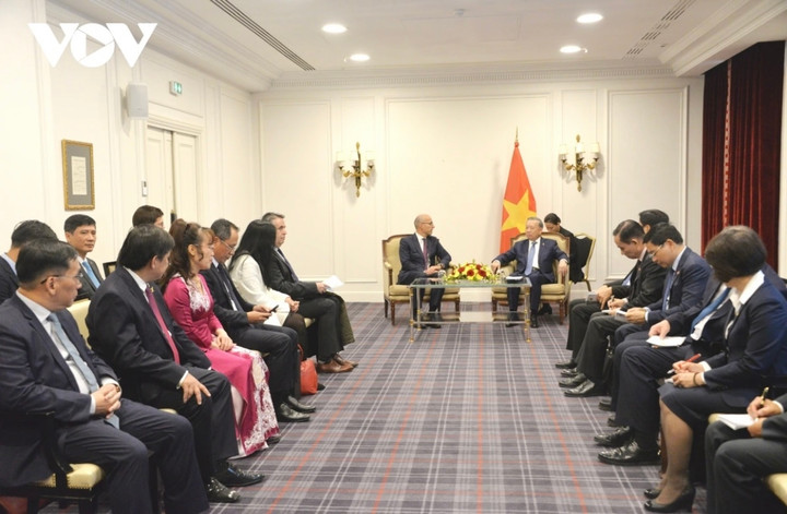 Tổng Bí thư, Chủ tịch nước Tô Lâm tiếp lãnh đạo Tập đoàn Safran.