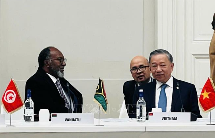 Tổng Bí thư, Chủ tịch nước Tô Lâm dự và phát biểu tại phiên họp “Vì một chủ nghĩa đa phương đổi mới”. (Ảnh: TTXVN)