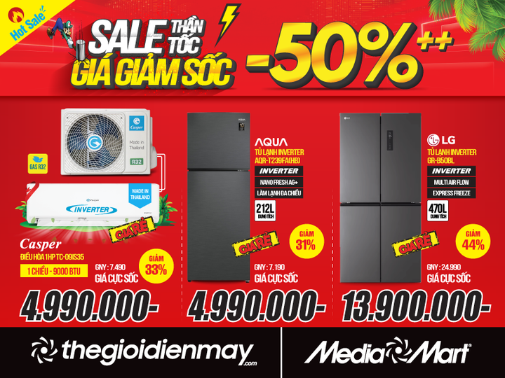 Siêu thị điện máy Media Mart 'Sale thần tốc - giảm giá sốc' đến 50% - 4
