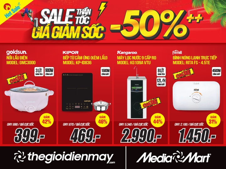 Siêu thị điện máy Media Mart 'Sale thần tốc - giảm giá sốc' đến 50% - 5