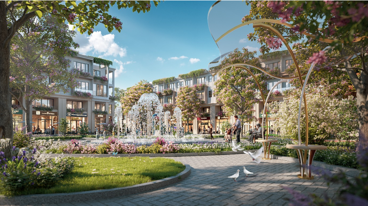 Glory Downtown ghi điểm với cư dân nhờ 3 tầng cảnh quan xanh mát.