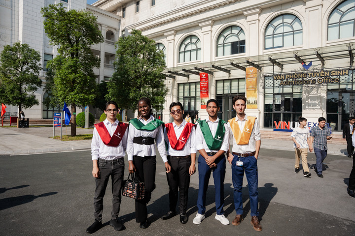 Các sinh viên quốc tế của VinUni đến từ hơn 20 nước trên thế giới.