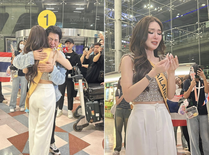 Miss Grand Thailand không giấu được cảm xúc khi nói về hành trình đã trải qua.