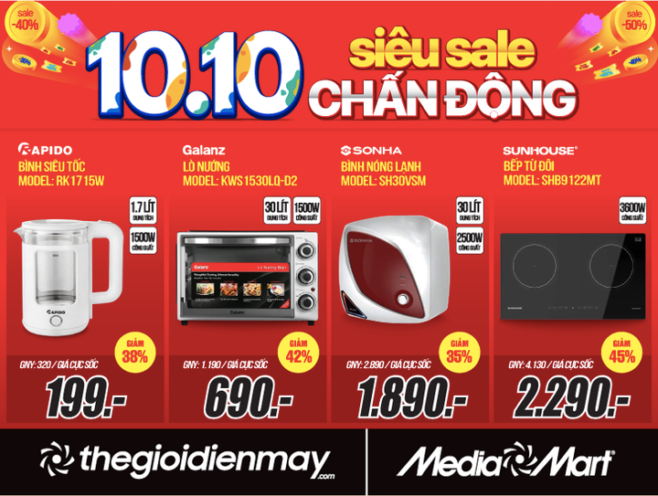 10/10 bùng nổ - MediaMart siêu sale chấn động đến 50% - 4