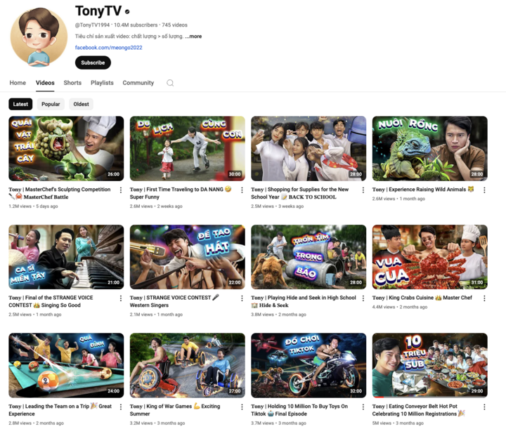 Tony TV và hành trình 8 năm chạm nút kim cương YouTube - 1